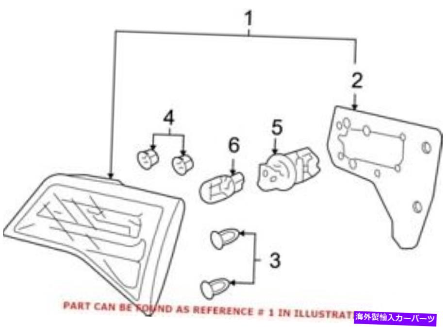 USテールライト Acura 34151-STX-A02用の本物のOEMテールライトアセンブリ Genuine OEM Tail Light Assembly for Acura 34151-STX-A02【並行輸入品】