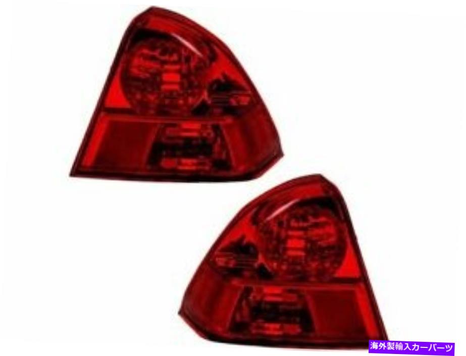 USテールライト DIYソリューションテールライトアセンブリセットフィットホンダシビック2003-2005 78Wrzj DIY Solutions Tail Light Assembly Set fits Honda Civic 2003-2005 78WRZJ【並行輸入品】