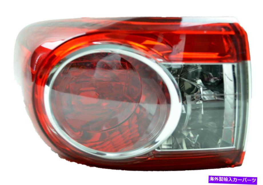 USテールライト トヨタカローラ2010-2013 OEM用LHアウターテールランプ4dr TaillightアセンブリJ LH Outer Tail Lamp 4DR Taillight Assembly j For Toyota Corolla 2010-2013 OEM【並行輸入品】