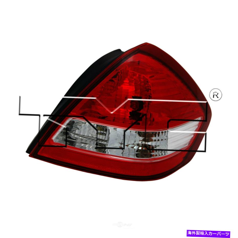 USテールライト テールライトアセンブリ - 通常の左のTYC 11-6324-00フィット07-11日産逆 Tail Light Assembly-Regular Left TYC 11-6324-00 fits 07-11 Nissan Versa【並行輸入品】