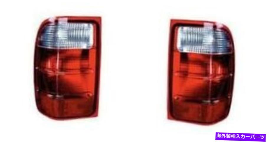 USテールライト サイド/ペアフィット2001 - 2005フォードレンジャーリアテールライトアセンブリの交換 SIDE/PAIR fits 2001 - 2005 Ford Ranger Rear Tail Light Assembly Replacement【並行輸入品】