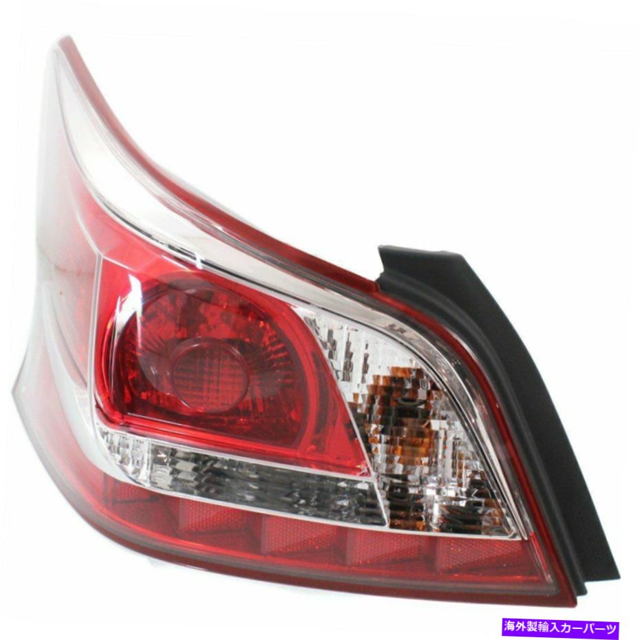 USテールライト 2013年日産Altima Sedanのハロゲンテールライト左透明/赤w /球根Capa Halogen Tail Light For 2013 Nissan Altima Sedan Left Clear/Red w/ Bulbs CAPA【並行輸入品】