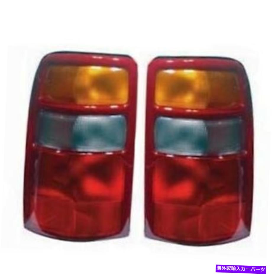 USテールライト テールライトの新しいペアフィットシボレー郊外1500 2500 2000-2003 GM2800143 NEW PAIR OF TAIL LIGHTS FIT CHEVROLET SUBURBAN 1500 2500 2000-2003 GM2800143【並行輸入品】