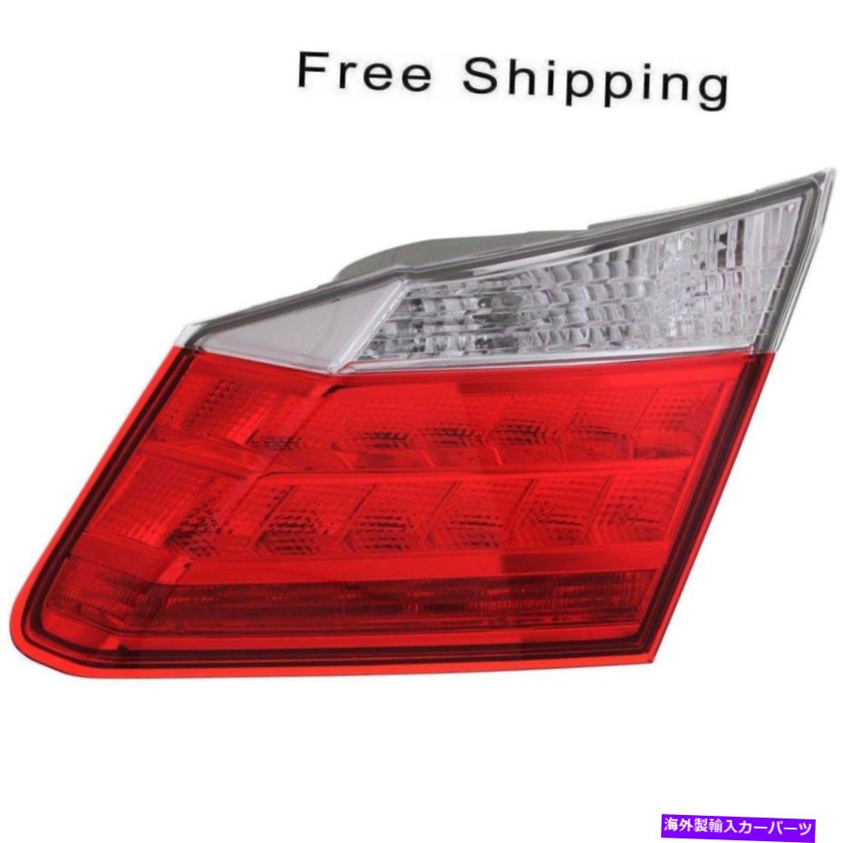 USテールライト テールランプアセンブリ旅客サイドインナーフィットホンダアコードセダン13-15 HO2803106 Tail Lamp Assembly Passenger Side Inner Fits Honda Accord Sedan 13-15 HO2803106【並行輸入品】