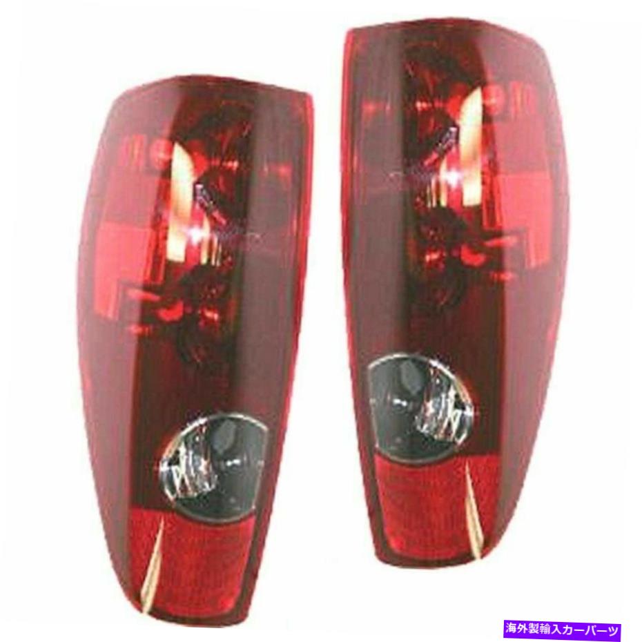 USテールライト 新しい後部LH＆RH Taillights Fits 2004-12 Chevrolet Colorado GM2800164 GM2801164 NEW REAR LH & RH TAILLIGHTS FITS 2004-12 CHEVROLET COLORADO GM2800164 GM2801164【並行輸入品】