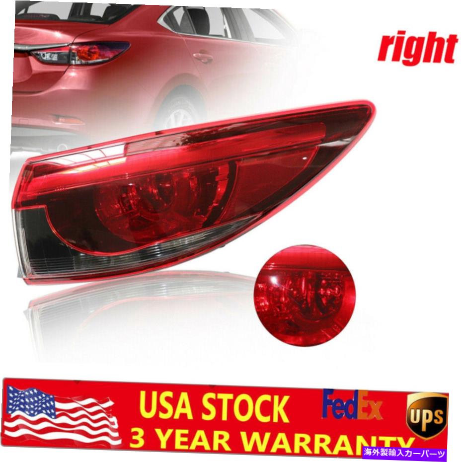 USテールライト マツダ6セダン16-17リアテールライトW / LED右助手席側販売 FITS FOR MAZDA 6 SEDAN 16-17 REAR TAIL LIGHT W/LED RIGHT PASSENGER SIDE SALE【並行輸入品】