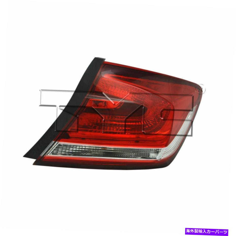 USテールライト 2013-2015ホンダシビックセダンTaillightアウター旅客サイドRH For 2013-2015 Honda Civic Sedan Taillight Outer Passenger Side RH【並行輸入品】