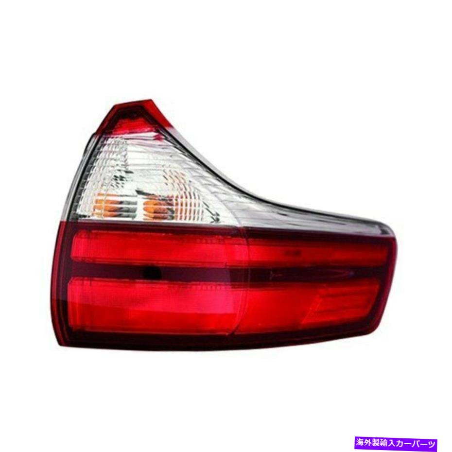 USテールライト トヨタシエナ15-19 Kメタル旅客サイド外部交換テールライト用 For Toyota Sienna 15-19 K-Metal Passenger Side Outer Replacement Tail Light【並行輸入品】