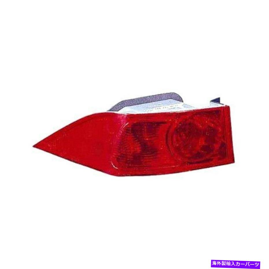 USテールライト Acura TSX 04-05運転側外部交換用テールライトレンズ＆ハウジング For Acura TSX 04-05 Driver Side Outer Replacement Tail Light Lens & Housing【並行輸入品】