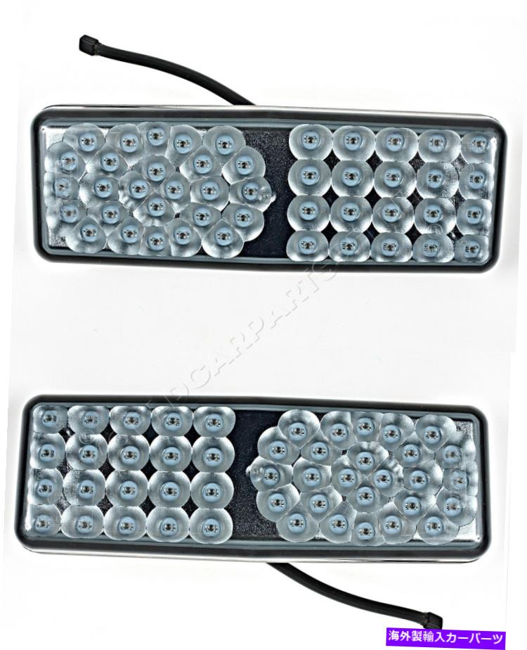 USテールライト X2 PCSトレーラートラックLEDテールライト200X70X40MM + BAYONET +ケーブルLH \u003d RH x2 pcs Trailer Truck LED Tail Lights 200x70x40mm + bayonet + cable for Fog LH\u003dRH【並行輸入品】 36,627円