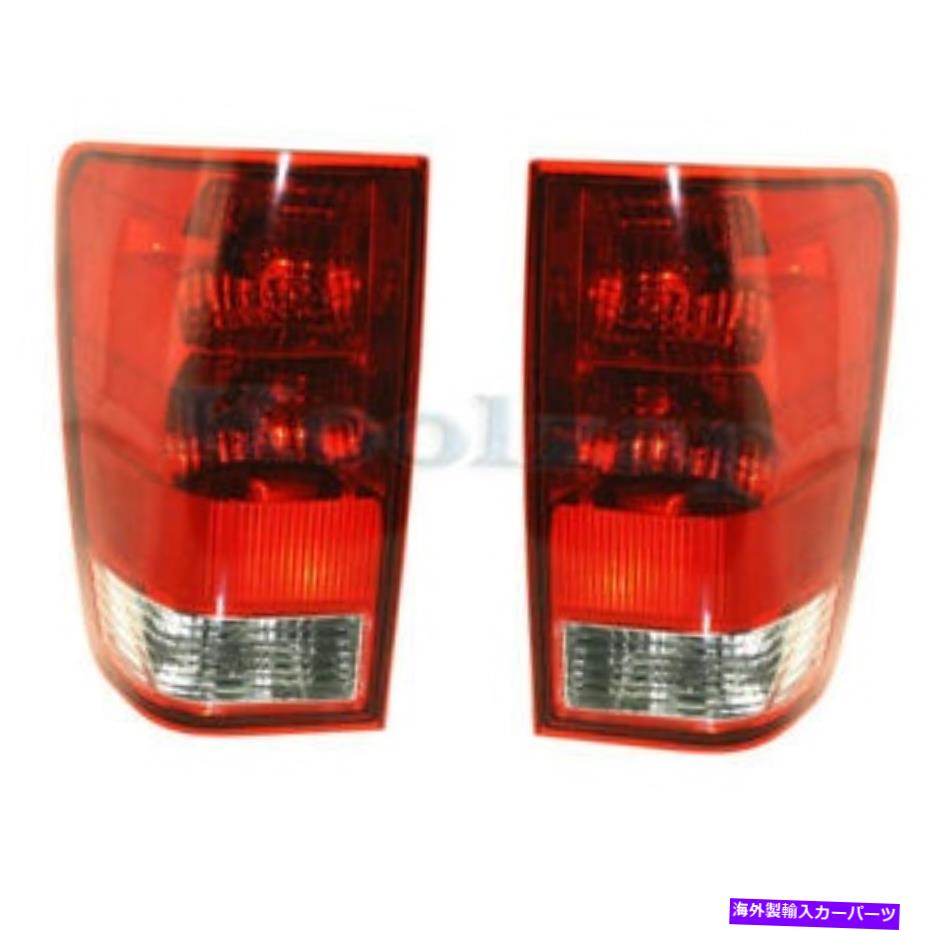 USテールライト 04-15タイタンピックアップトラックリアTaillightテールランプライトW /電球セットペア For 04-15 Titan Pickup Truck Rear Taillight Tail Lamp Light w/Bulb Set Pair【並行輸入品】