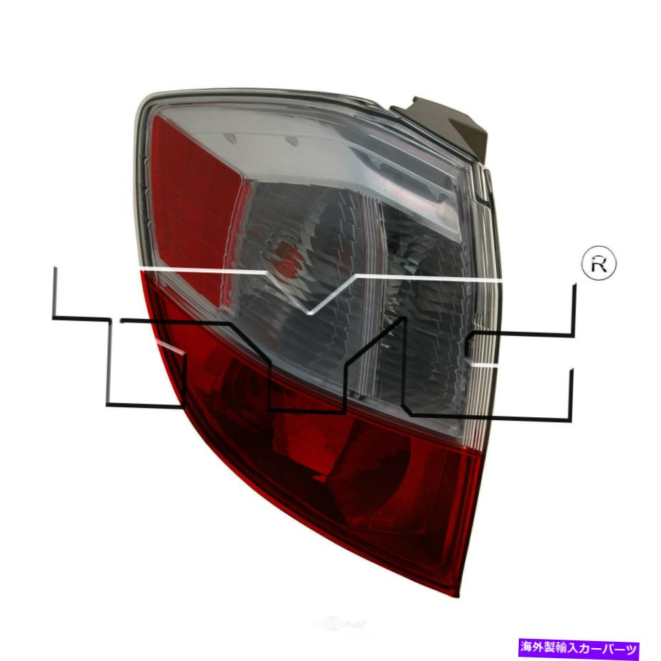 USテールライト テールライトアセンブリ - 右右TYC 11-6325-00フィット09-13ホンダフィット Tail Light Assembly-Regular Right TYC 11-6325-00 fits 09-13 Honda Fit【並行輸入品】