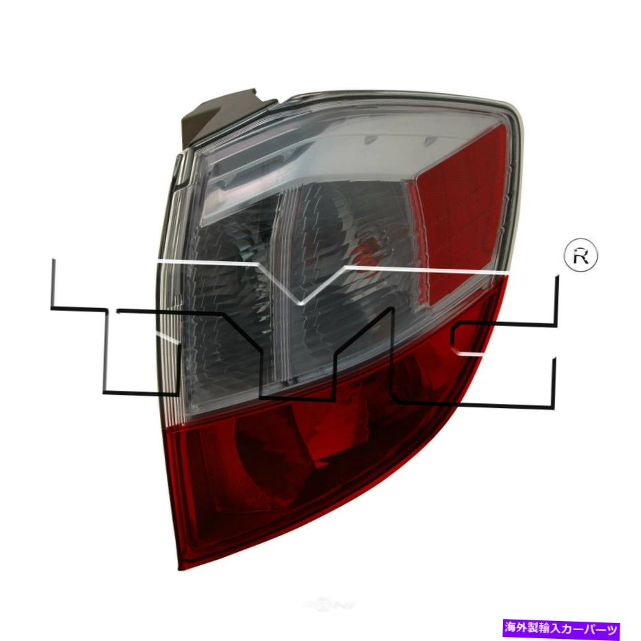 USテールライト テールライトアセンブリ - 通常の左TYC 11-6326-00フィット09-13ホンダフィット Tail Light Assembly-Regular Left TYC 11-6326-00 fits 09-13 Honda Fit【並行輸入品】