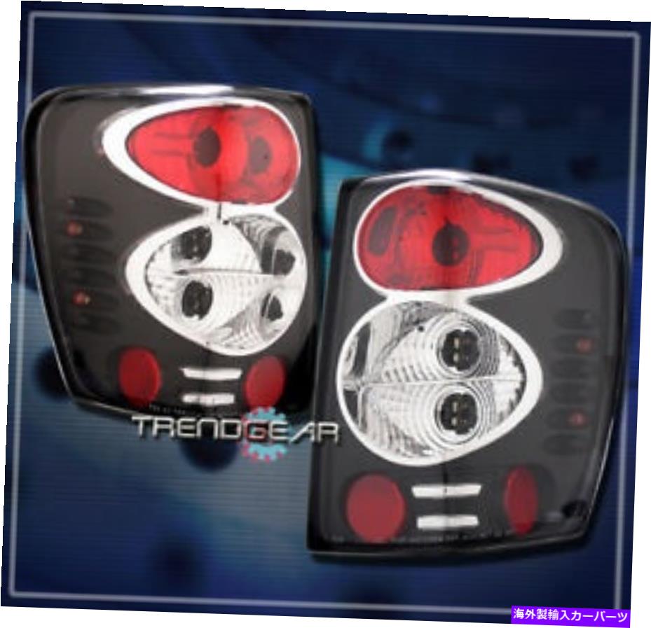 【楽天市場】USテールライト 1999 2004年ジープグランドチェロキーテールブレーキライトリアランプブラック2000 2001 FOR