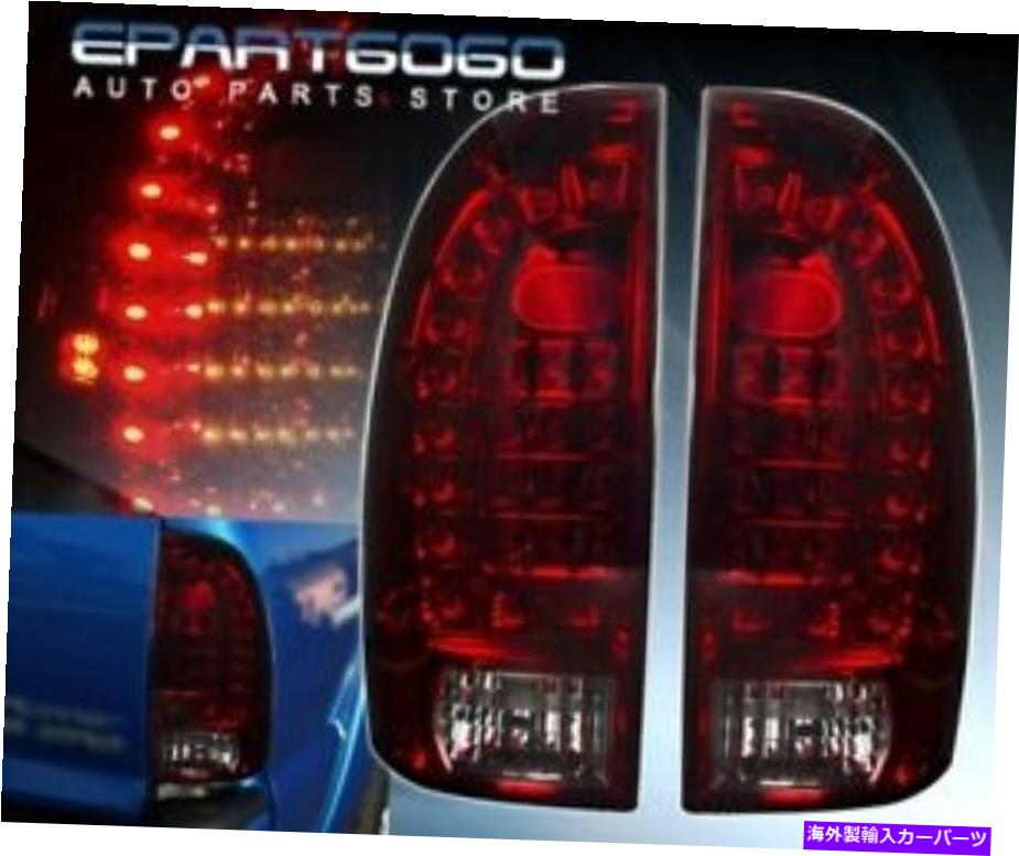 USテールライト 05~15トヨタタコマ交換LEDテールライトブレーキランプペアレッドスモーク For 05-15 Toyota Tacoma Replacement LED Tail Lights Brake Lamps Pair Red Smoke【並行輸入品】 40,385円