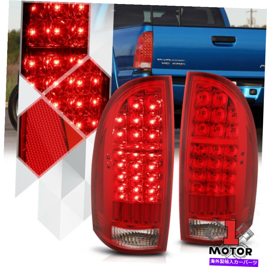 USテールライト クロームハウジングレッドレンズ* 05~15トヨタタコマ用フルLED *テールライトブレーキランプ Chrome Housing Red Lens *FULL LED* Tail Light Brake Lamp for 05-15 Toyota Tacoma【並行輸入品】