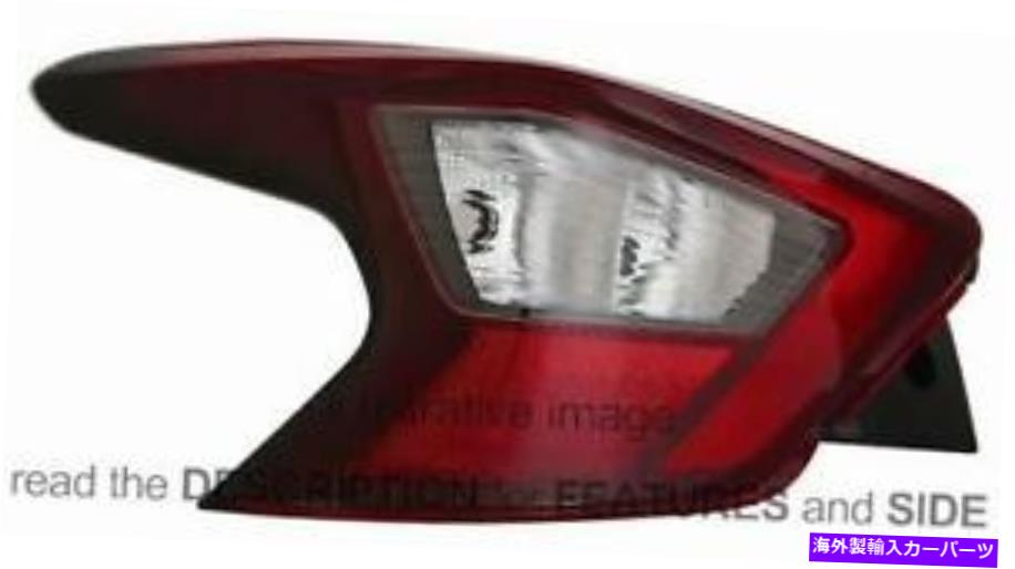 USテールライト 日産マイクラ2017右側26550-5FA0Aのためのテールライト Taillight For Nissan Micra 2017 Right Side 26550-5Fa0A【並行輸入品】