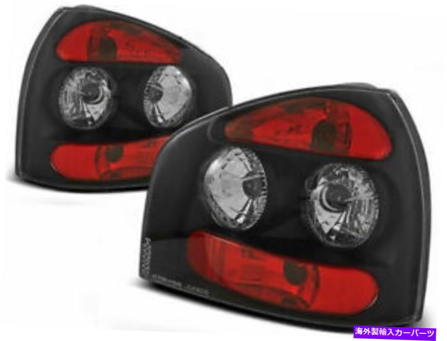 USテールライト Audi A3 1996 1997 1998 1998 1998 1998 1998年テールライトLTAU06ブラック AUDI A3 8L 1996 1997 1998 1999 2000 TAIL LIGHTS LTAU06 BLACK【並行輸入品】