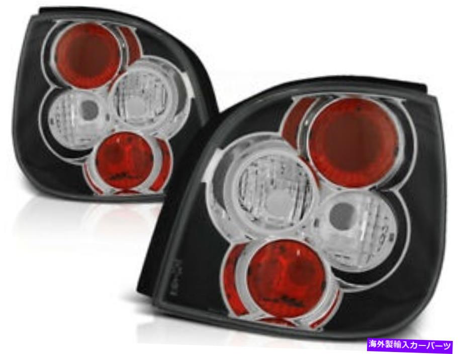 USテールライト Renault Scenic用リアライト1999 2000 2000 2000 2002 2003 VR-1961テールライトブラック Rear lights for Renault Scenic 1999 2000 2001 2002 2003 VR-1961 Tail Light Black【並行輸入品】