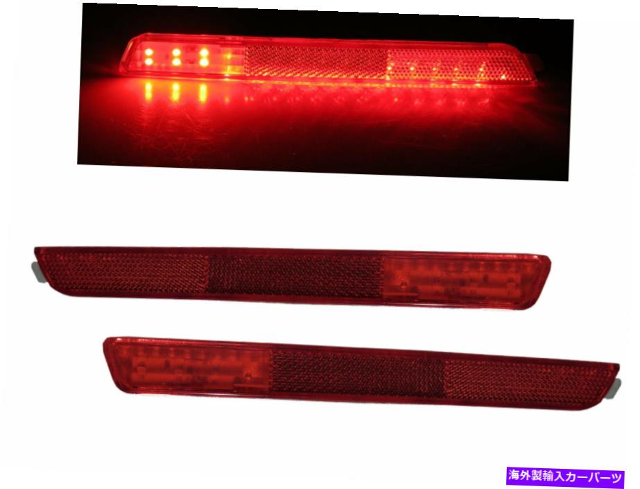 USテールライト マツダ6 GH1 MK2 2008-2010 4D / 5D LEDリアバンパーブレーキライト赤 Mazda 6 GH1 MK2 2008-2010 4D/5D LED Rear Bumper Brake Light Red for MAZDA【並行輸入品】