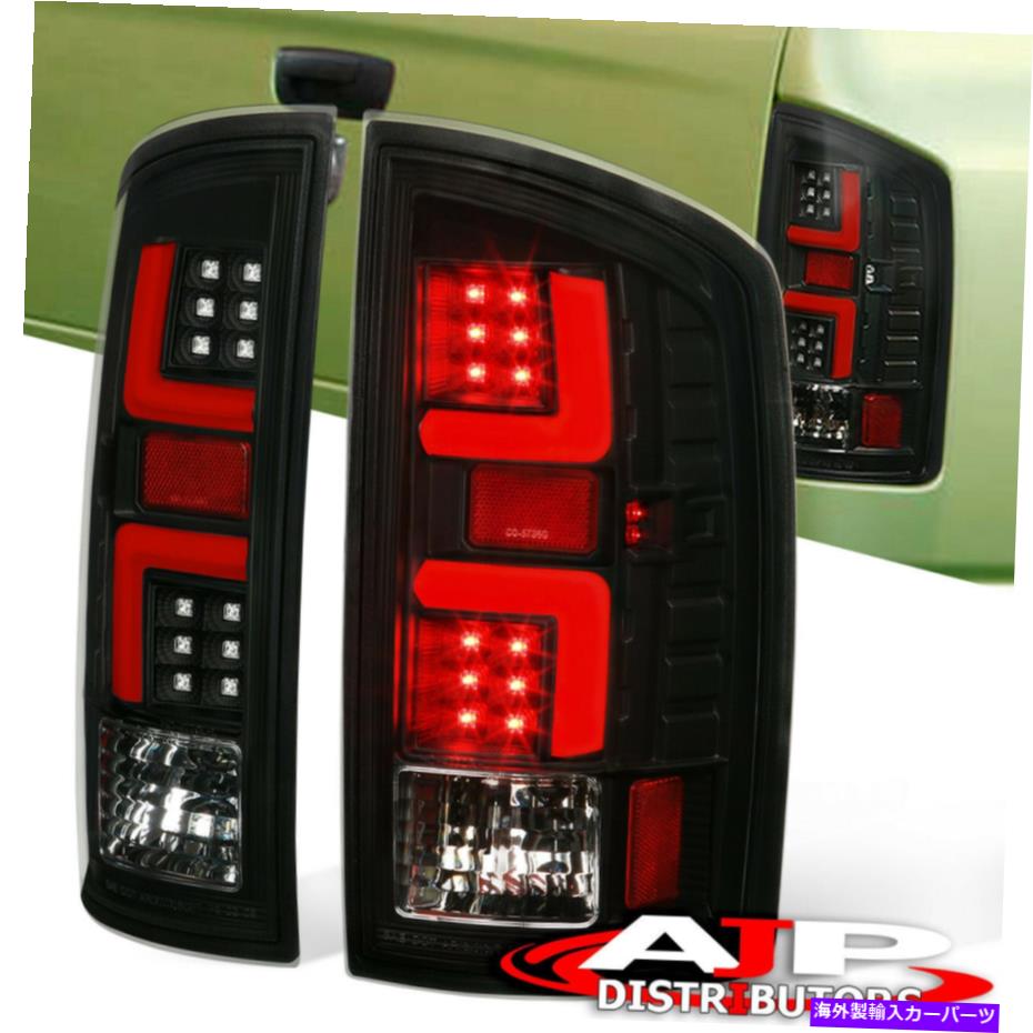 USテールライト 黒赤LEDチューブテールライトブレーキランプ2002-2006ドッジRAM 1500 2500 3500 Black Red LED Tube Tail Lights Brake Lamp For 2002-2006 Dodge Ram 1500 2500 3500【並行輸入品】｜Us Custom Parts Shop USDM