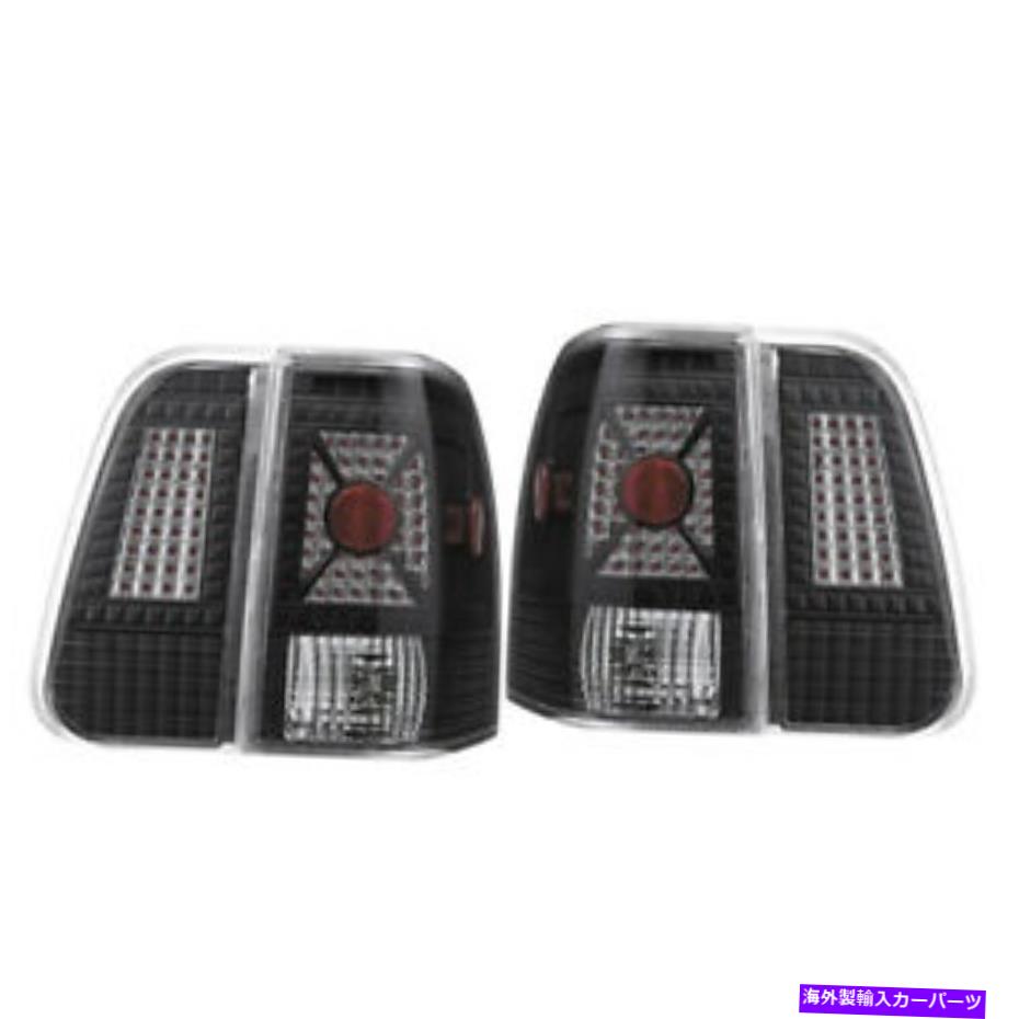USテールライト 2003-2006リンカーンナビゲータL.E.E.テールライトブラック4ピースリアランプ FITS 2003-2006 Lincoln Navigator L.E.D. Look Tail Lights Black 4PC Rear Lamps【並行輸入品】｜Us Custom Parts Shop USDM