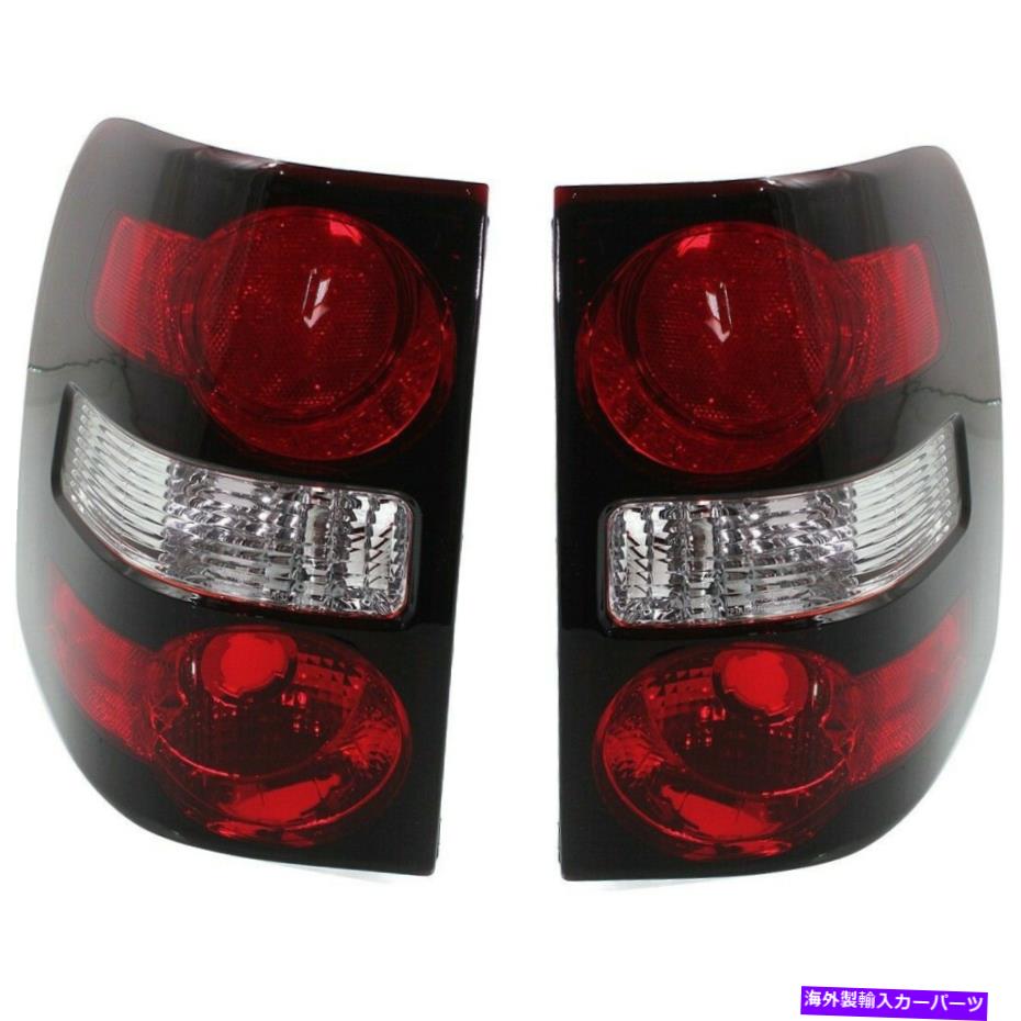 USテールライト 2006-2010 Ford Explorer Eddie Bauer LH＆RH Capaのための2テールライトのセット Set of 2 Tail Light For 2006-2010 Ford Explorer Eddie Bauer LH & RH CAPA【並行輸入品】