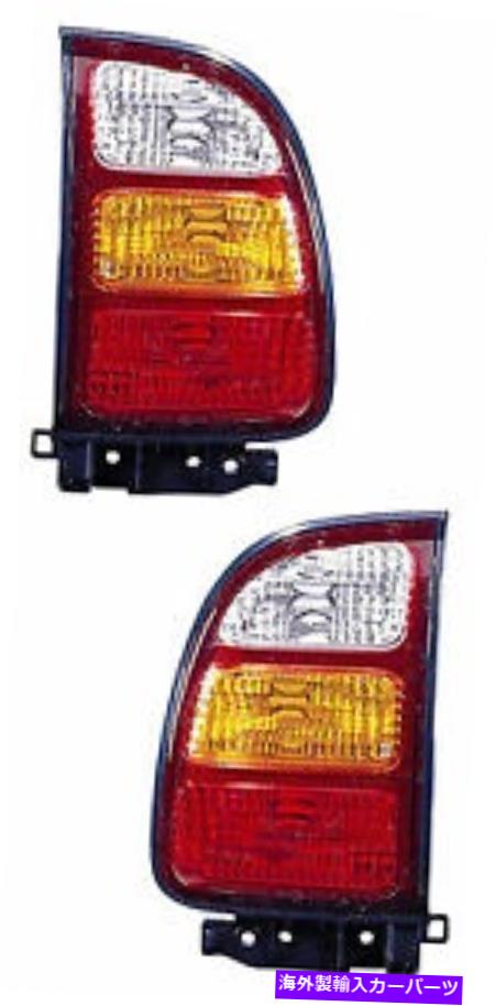 USテールライト 1998年1999年2000年トヨタRAV4テールライトペアセット For 1998 1999 2000 Toyota Rav4 Tail lights Pair Set【並行輸入品】