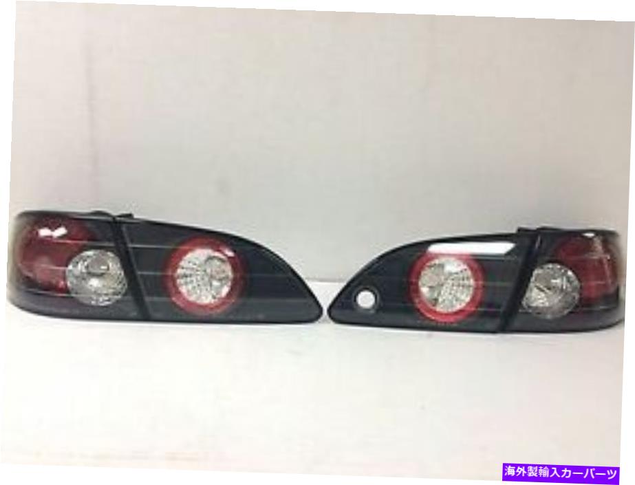 USテールライト トヨタカローラ1998-2002テールライトブラックフィット FITS TOYOTA COROLLA 1998-2002 TAIL LIGHTS BLACK【並行輸入品】
