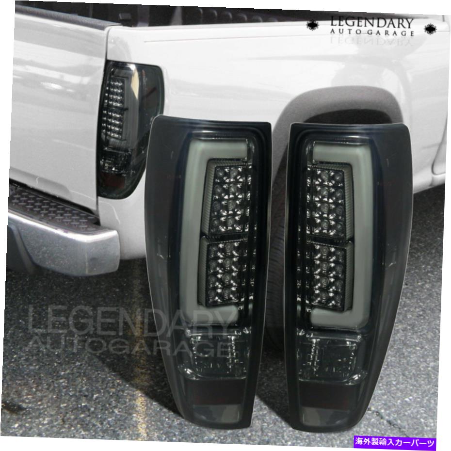 USテールライト Chevy Colorado GMCキャニオン2004-2012リアスモーククロームハウジングテールライトLED Chevy Colorado Gmc Canyon 2004-2012 Rear Smoke Chrome Housing Tail Lights Led【並行輸入品】