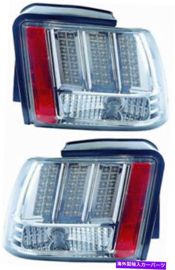 USテールライト 1999年から2004年のフォードマスタングテールライトペアセット For 1999-2004 Ford Mustang Tail Light Pair Set【並行輸入品】