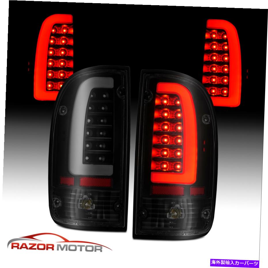 USテールライト 1995-2000トヨタタコマw /球根のためのブラックLEDバーテールライトセット 1995-2000 Replacement Smoke Black LED Bar Taillight Set for Toyota Tacoma w/Bulb【並行輸入品】 42,479円