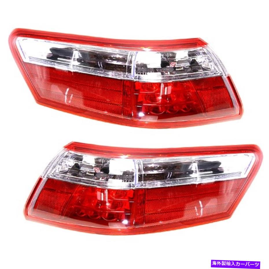 USテールライト 2007年から2009年の2009のLEDテールライトのセットTOYOTA CAMRYハイブリッドLH＆RHアウター Set of 2 LED Tail Light For 2007-2009 Toyota Camry Hybrid LH & RH Outer【並行輸入品】