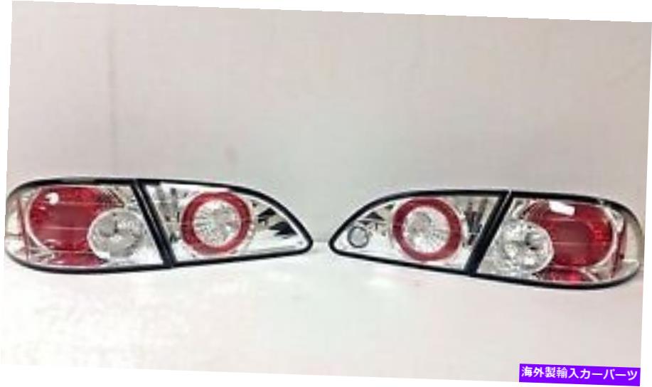 USテールライト TOYOTA COROLLA 1998-2002クロームテールライト（ペア） FITS TOYOTA COROLLA 1998-2002 CHROME TAIL LIGHTS (PAIR)【並行輸入品】