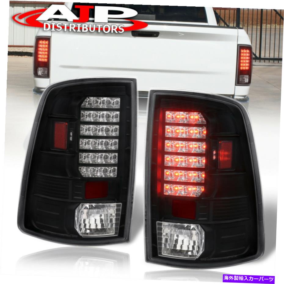 USテールライト 黒の交換用LEDブレーキテールライトランプ2009-2018 RAM 1500 2500 3500 Black Replacement LED Brake Tail Lights Lamps For 2009-2018 Ram 1500 2500 3500【並行輸入品】