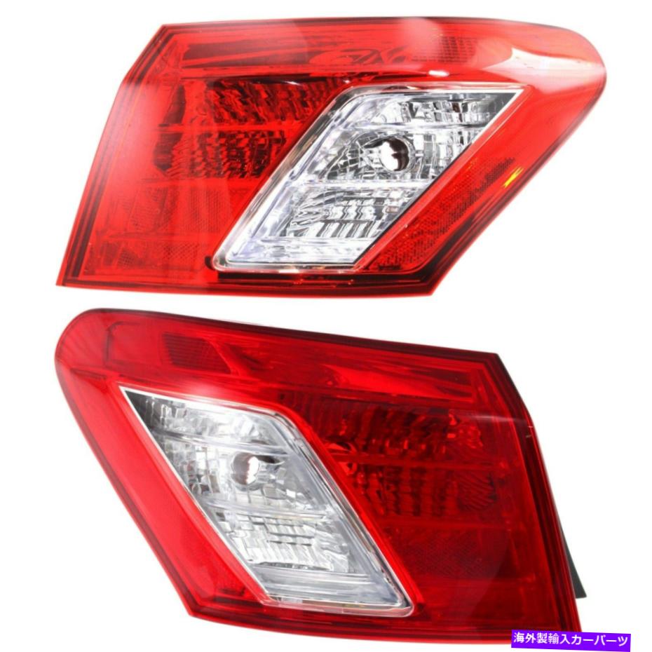 USテールライト 2007年から2009年のLexus ES350 LH＆RHの外側のボディの2つのテールライトのセット Set of 2 Tail Light For 2007-2009 Lexus ES350 LH & RH Outer Body Mounted【並行輸入品】