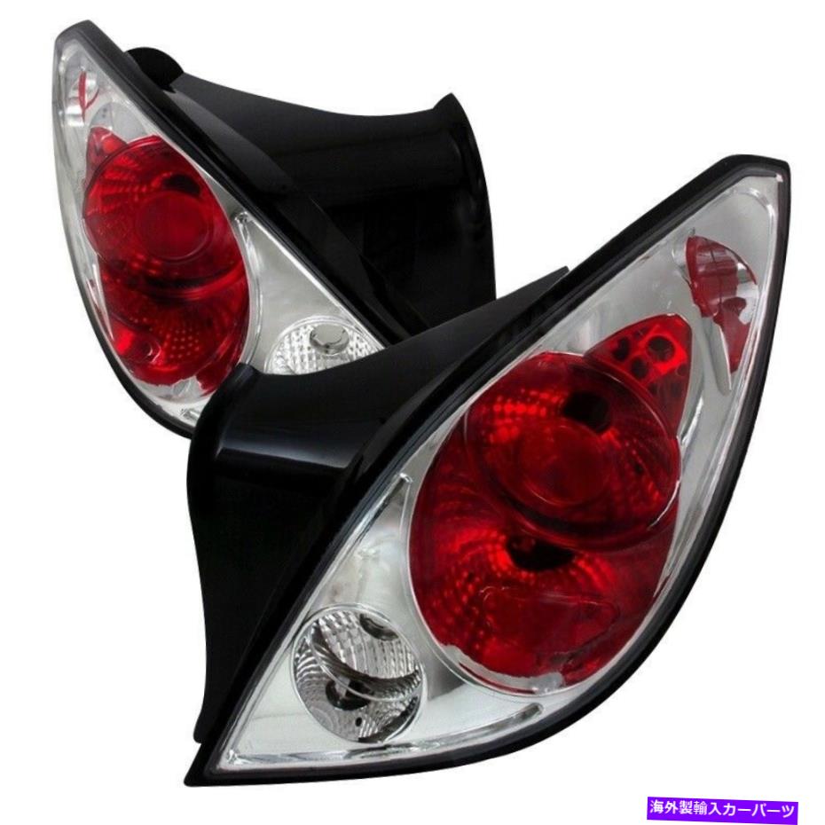 USテールライト ポンティアックG6 2ドアクーペ2006-2009クロームテールライト FITS PONTIAC G6 2 DOOR COUPE 2006-2009 CHROME TAIL LIGHTS【並行輸入品】