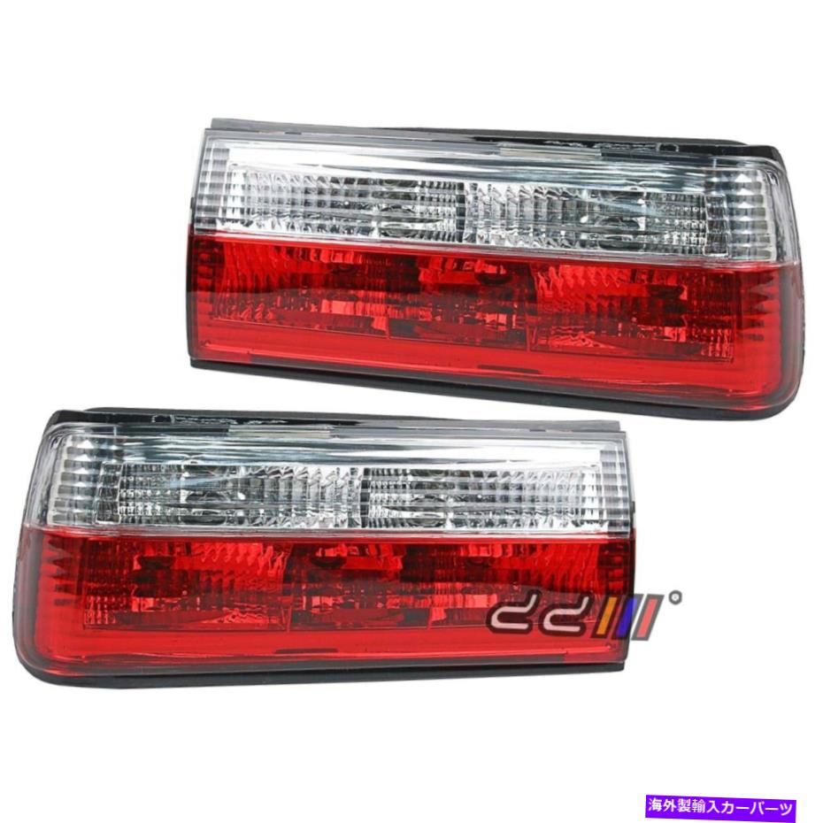 USテールライト 新着！ BMW E30 3シリーズ2ドア4DOOR 1988-91のための赤/白のリアテールライトランプ NEW! Red/White Rear Tail Light Lamp For BMW E30 3 Series 2Door 4Door 1988-91【並行輸入品】