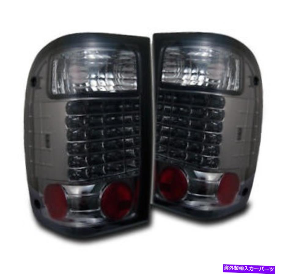 USテールライト 2001-2005フォードレンジャーLEDテールブレーキライトランプの煙を閉じる+右ペアセット FOR 2001-2005 FORD RANGER LED TAIL BRAKE LIGHTS LAMPS SMOKE LEFT+RIGHT PAIR SET【並行輸入品】