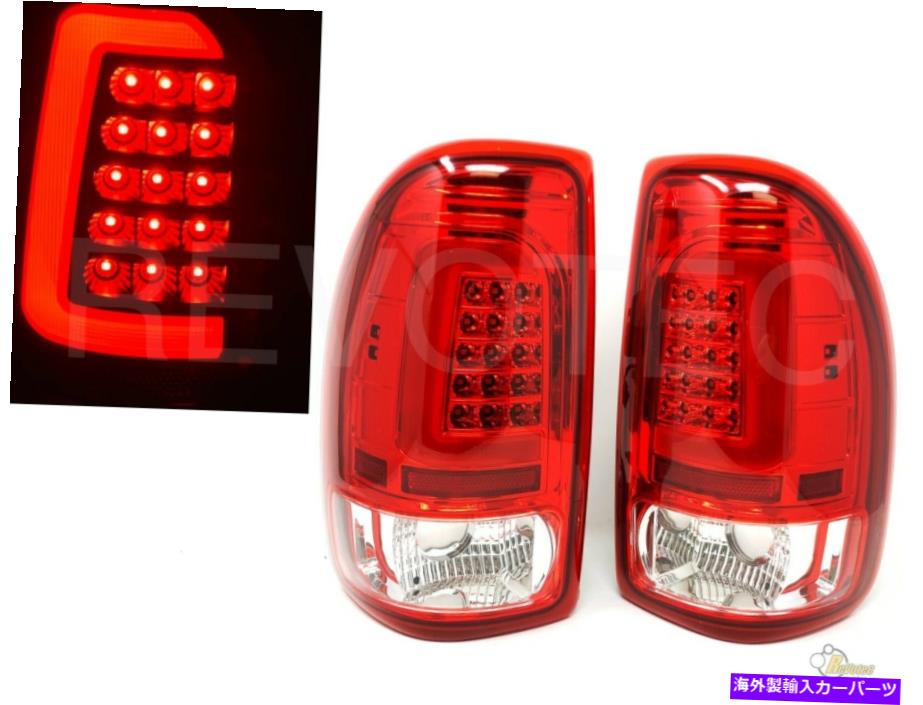 USテールライト 97-04 Dodge Dakota R / T STL SXTベース赤LEDテールライト1ペア 97-04 Dodge Dakota R/T SLT SXT Base Red LED Tail Lights 1 Pair【並行輸入品】