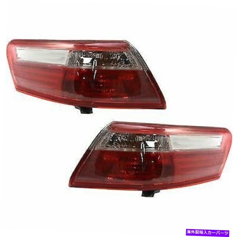 USテールライト 07-09トヨタカムリのドライバーと助手席側のための2テールライトのセット Set of 2 Tail Light For 07-09 Toyota Camry Driver and Passenger Side Outer【並行輸入品】