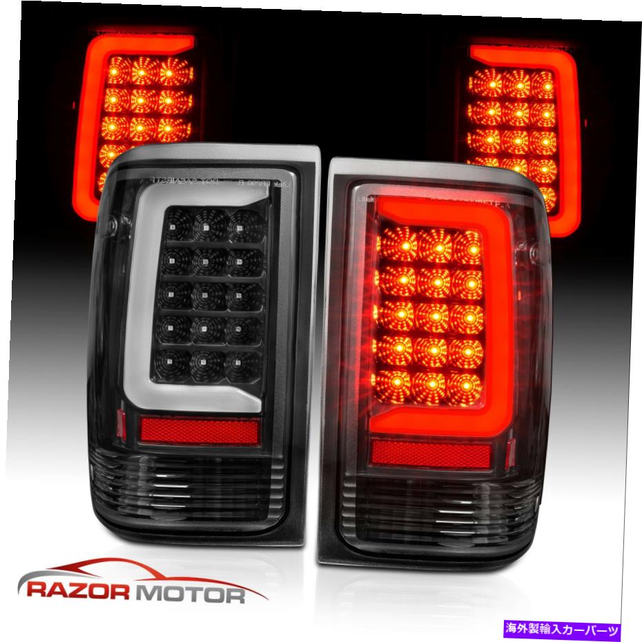 USテールライト 1993年 - 1997年フォードレンジャーブラックハウジングCバーLED交換用テールライトペア For 1993-1997 Ford Ranger Black Housing C-Bar LED Replacement Taillights Pair【並行輸入品】｜Us Custom Parts Shop USDM