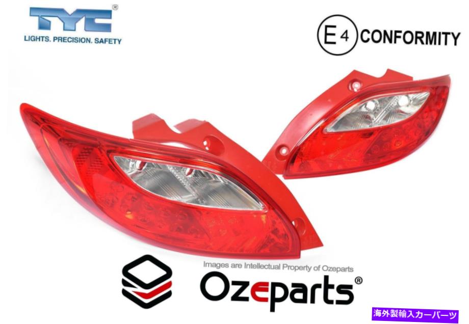 USテールライト Mazda 2 DE 2007?2014 Hatch Neo Maxx Genki SportのペアLH + RHテールライトランプ Pair LH+RH Tail Light Lamp For Mazda 2 DE 2007~2014 Hatch Neo Maxx Genki Sport【並行輸入品】