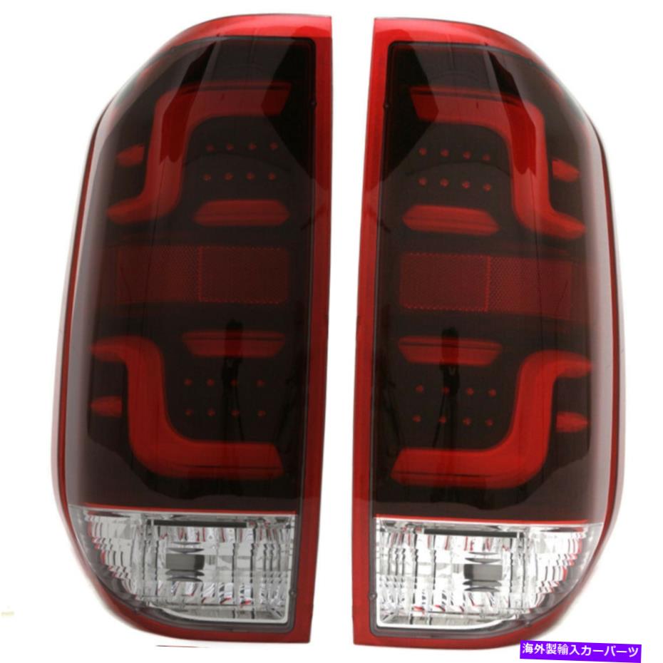 USテールライト ライトバーLEDテールライトは2014-2017トヨタツンドラレッドレンズ新しいスタイル Light Bar LED Tail Lights for 2014-2017 Toyota Tundra Red Lens NEW Style【並行輸入品】
