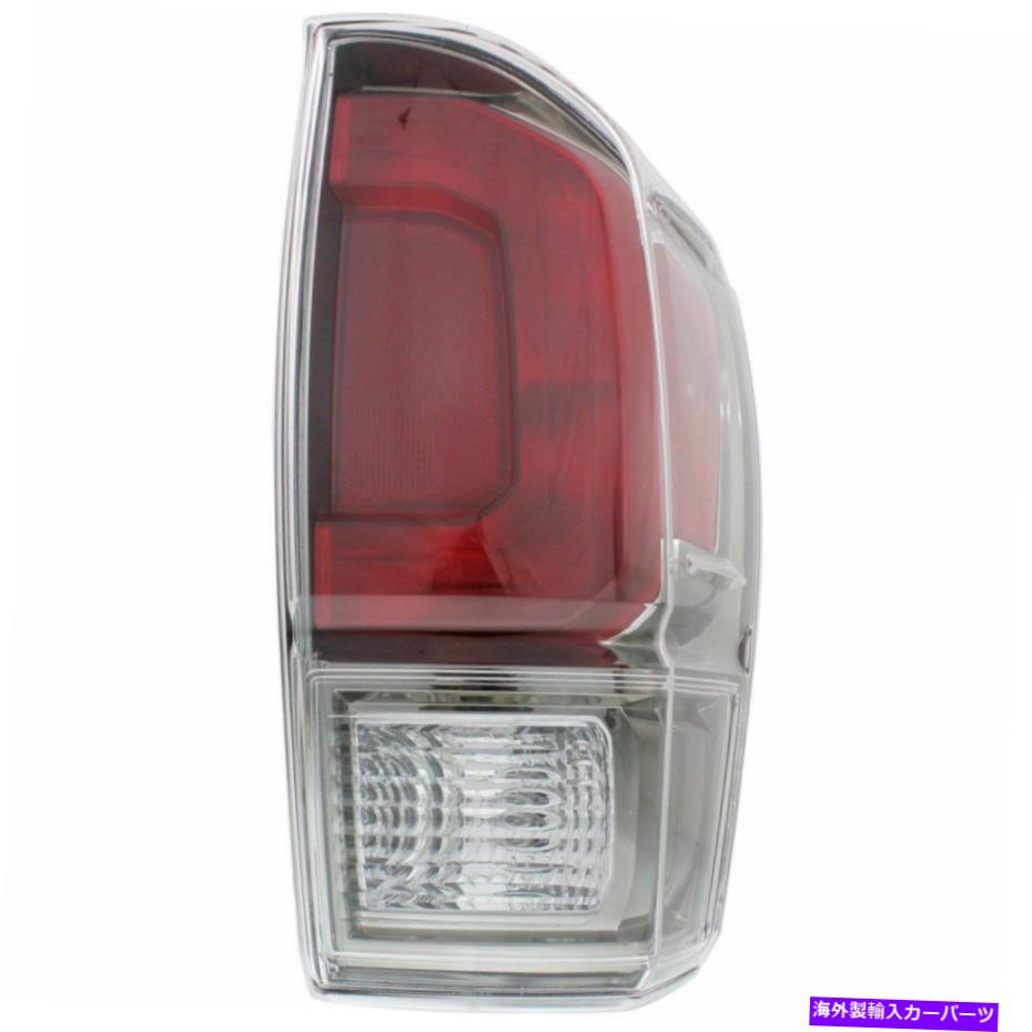USテールライト 2016年から2017年のハロゲンテールライトToyota Tacoma Limited Right Smoked W / Bulbs Capa Halogen Tail Light For 2016-2017 Toyota Tacoma Limited Right Smoked w/Bulbs CAPA【並行輸入品】