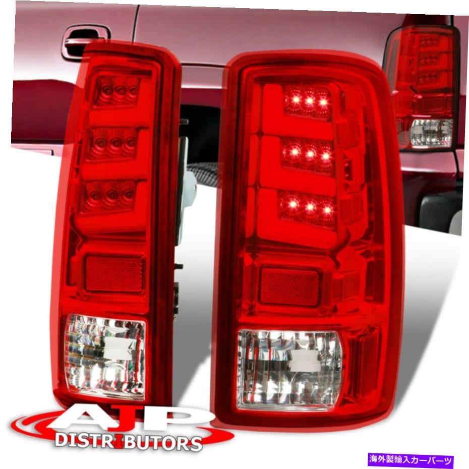 USテールライト 赤いLEN LEDのチューブバーブレーキテールライトランプ郊外の郊外のYukon Tahoe Red Len LED Tube Bar Brake Tail Lights Lamps For 2000-2006 Suburban Yukon Tahoe【並行輸入品】