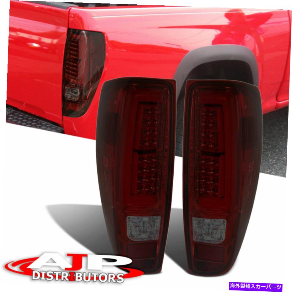 USテールライト 2004-2012 Colorado / Canyonのための赤い喫煙チューブLEDブレーキテールライトランプペア Red Smoked Tube LED Brake Tail Lights Lamps Pair For 2004-2012 Colorado / Canyon【並行輸入品】｜Us Custom Parts Shop USDM
