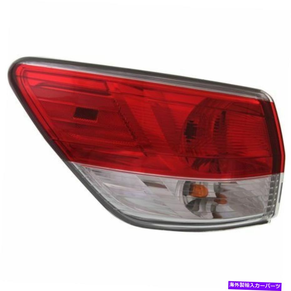 USテールライト Pathfinder 13-17、Capaドライバ側テールライト、クリア、レンズレンズ For Pathfinder 13-17, CAPA Driver Side Tail Light, Clear and Red Lens【並行輸入品】