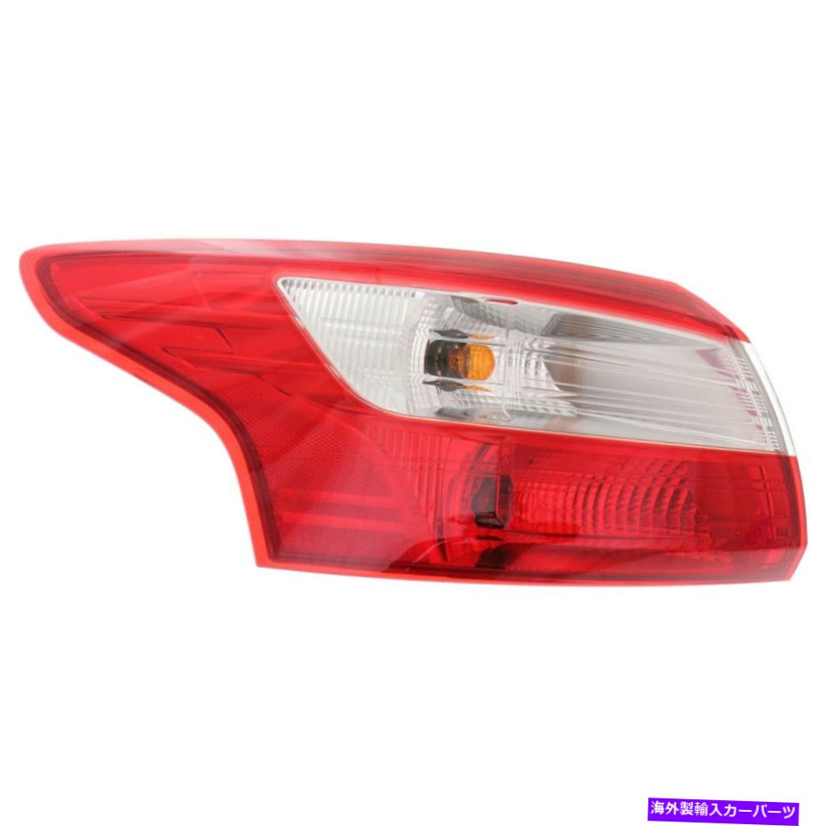 USテールライト 2012-2014フォードフォーカスLHのためのテールライト Tail Light for 2012-2014 Ford Focus LH Outer Sedan【並行輸入品】