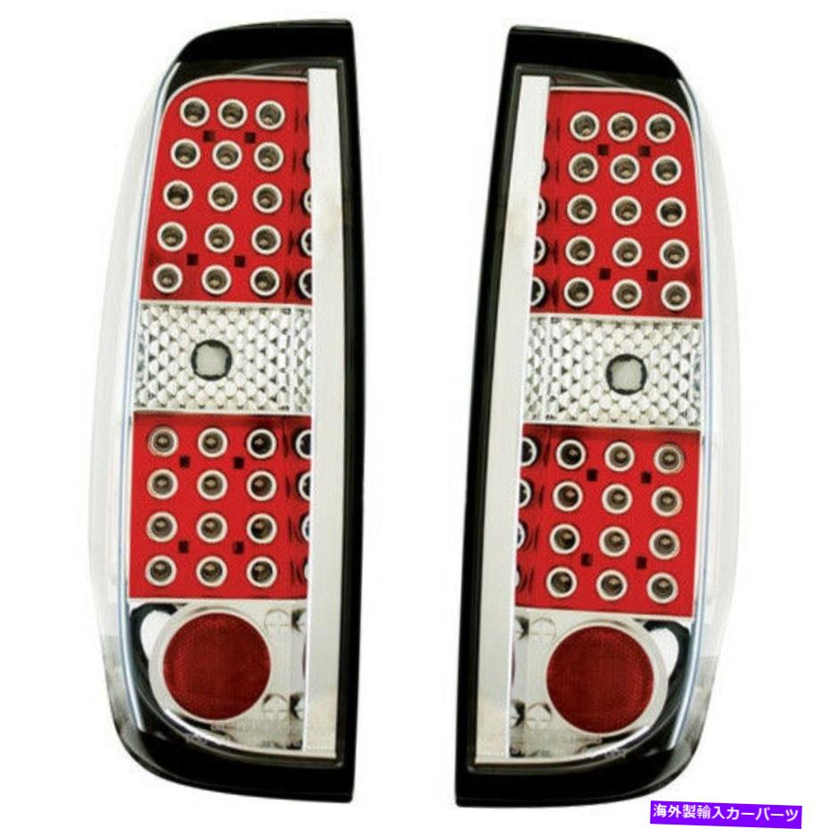 USテールライト 2005年から2011年の新しいクロムLEDテールライトセットNI2800170 NI2801170 New Chrome LED Tail Light Set For 2005-2011 Frontier NI2800170 NI2801170【並行輸入品】